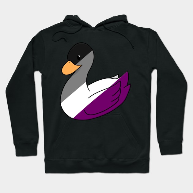 Asexual Duck Hoodie by ceolsonart